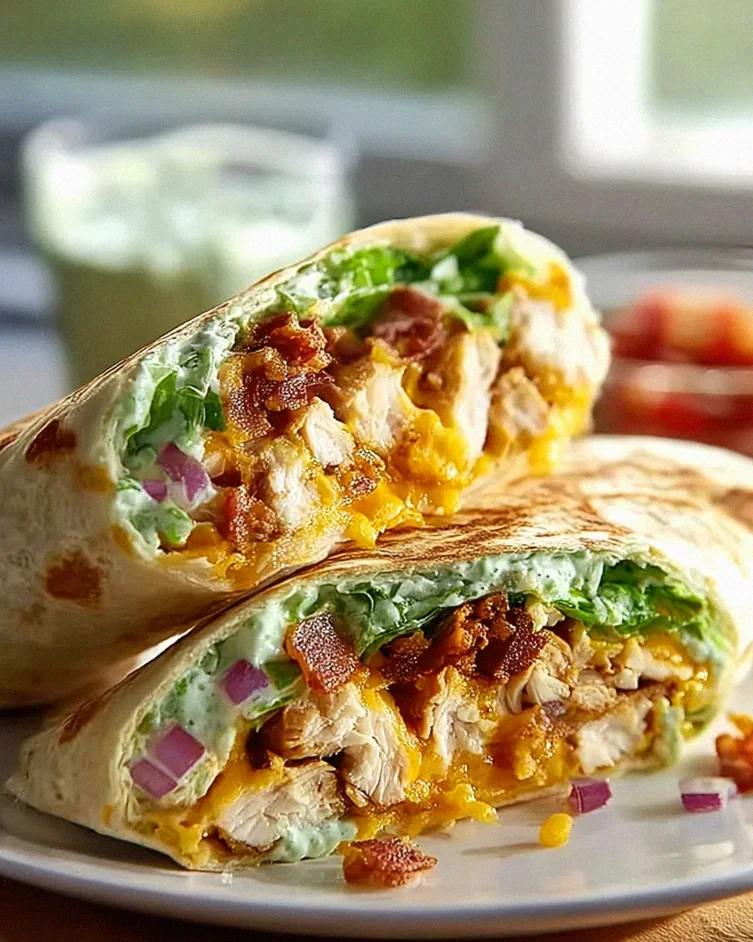 Chicken Putenspeck Ranch Wrap – Schritt 2