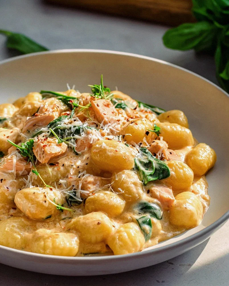 Cremige Lachs Gnocchi: Schnell & unwiderstehlich lecker