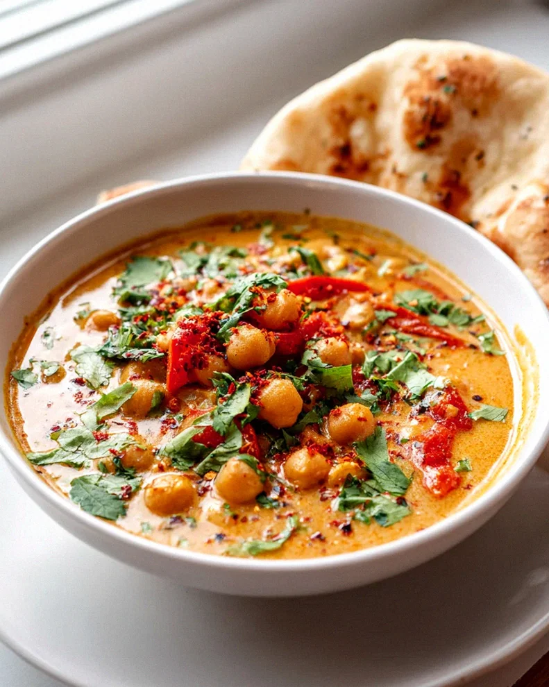 Cremiges Kichererbsen Curry mit Naan Brot – schnell & lecker! – Schritt 2
