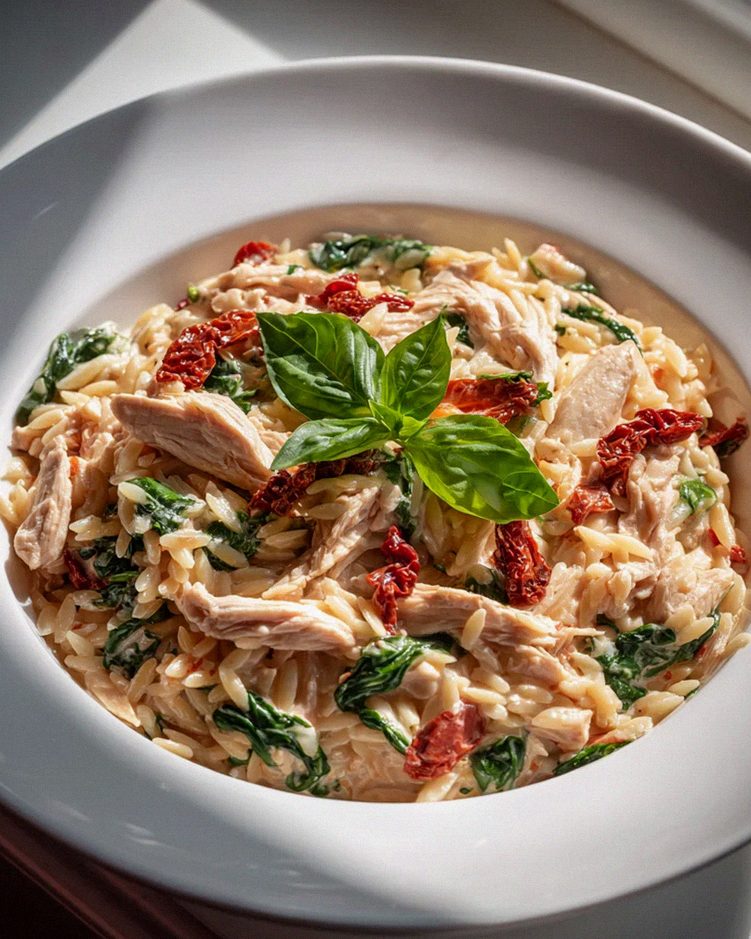 Cremiges Toskanisches Hähnchen Orzo Rezept: Schnell & Lecker! – Schritt 1