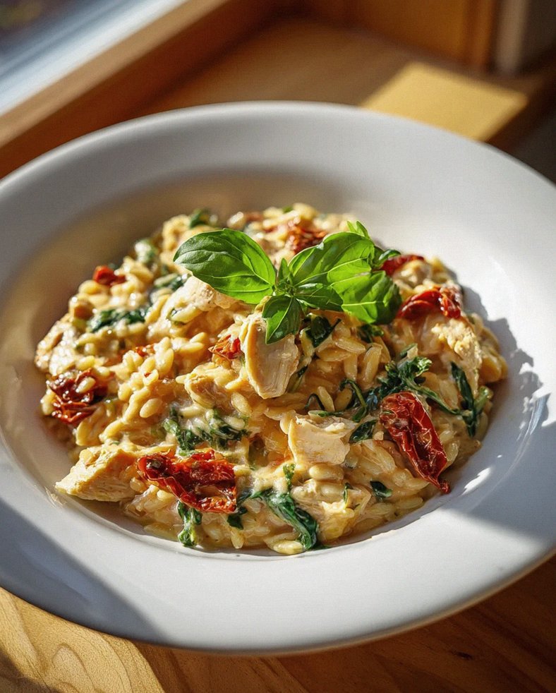 Cremiges Toskanisches Hähnchen Orzo Rezept: Schnell & Lecker! – Schritt 2