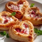 Erdbeer Frischkäse Herz-Dänisch: Dein süßer Genuss zum Verlieben