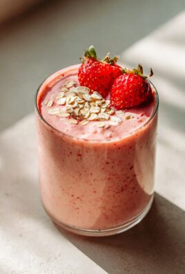 Erdbeer Haferflocken Smoothie – Schnell & gesund genießen!