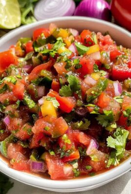 Frische Garten Salsa ganz einfach selbstgemacht