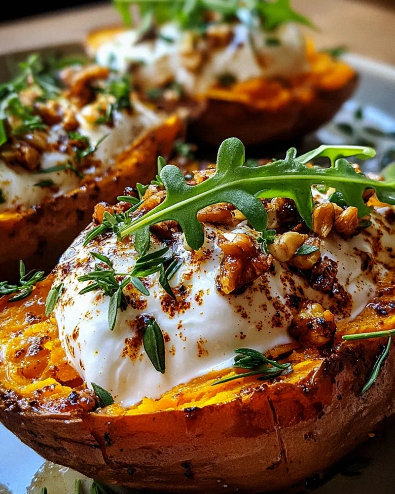 Gefüllte Süßkartoffeln mit Burrata – Schritt 1