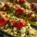 Gefüllte Zucchini mit Feta – Leckeres Rezept für Genießer!