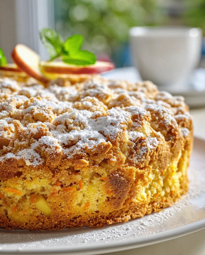 Karotten Apfel Kuchen mit Streuseln – Lecker und einfach! – Schritt 1