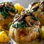 Kartoffeln, Pilze & Spinat: Schnelles Rezept – einfach lecker!