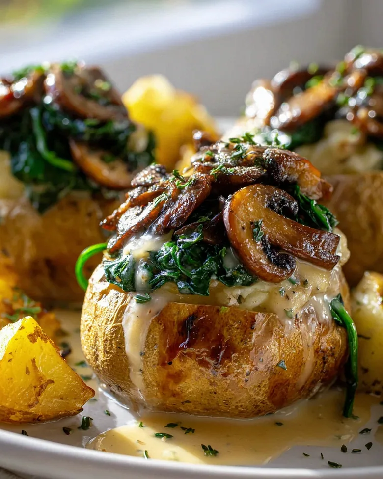 Kartoffeln, Pilze & Spinat: Schnelles Rezept – einfach lecker!