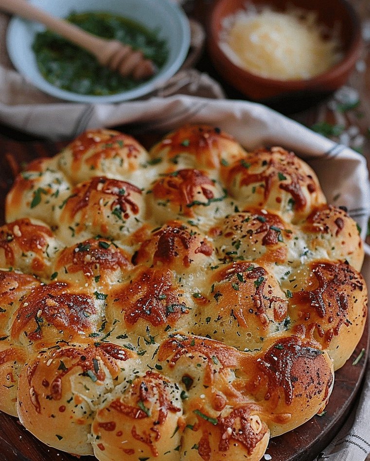 Knoblauch-Bubble-Bread