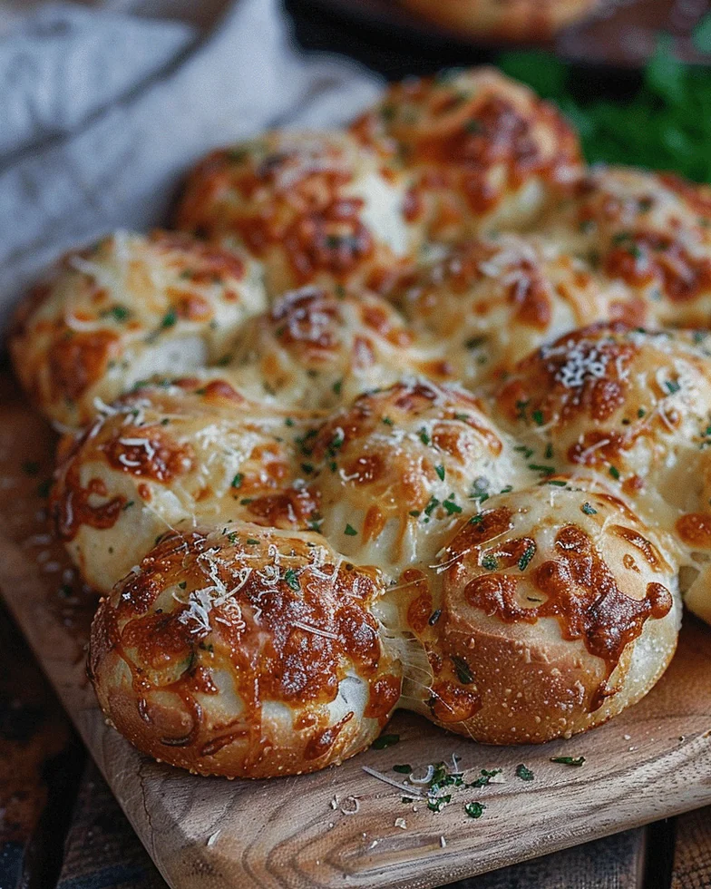 Knoblauch-Bubble-Bread – Schritt 1