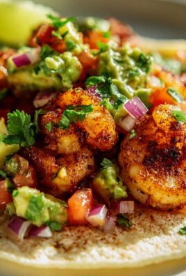 Knusprige Air Fryer Shrimp Tacos mit Avocado Salsa