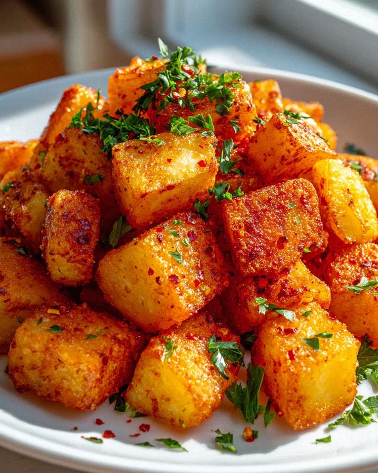 Knusprige Kartoffelwürfel mit Paprika – Einfach & Lecker! – Schritt 1