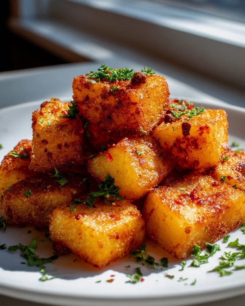 Knusprige Kartoffelwürfel mit Paprika – Einfach & Lecker! – Schritt 2