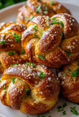 Knusprige Knoblauch-Parmesan-Pretzel-Knoten Rezept genießen!