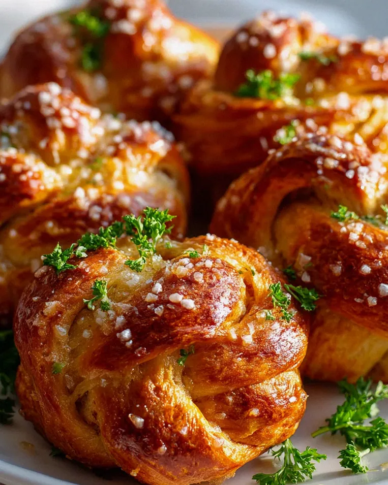 Knusprige Knoblauch-Parmesan-Pretzel-Knoten Rezept genießen! – Schritt 2