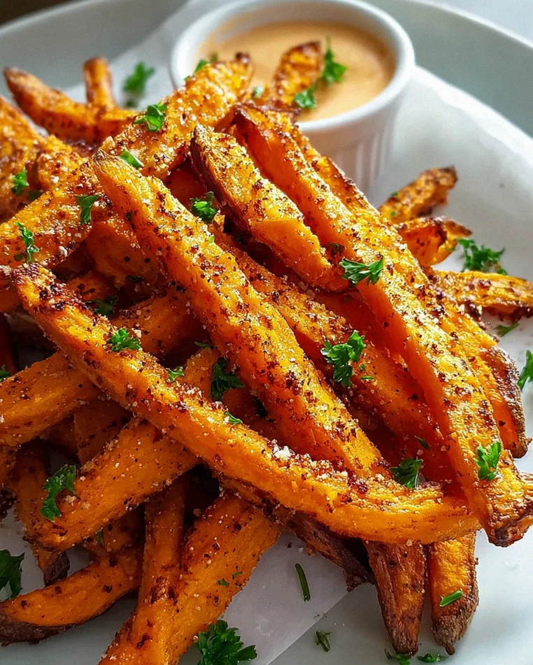 Knusprige Süßkartoffelpommes aus dem Ofen – Einfach perfekt! – Schritt 1