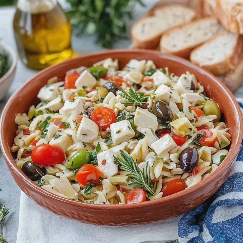 Kritharaki Salat griechisch