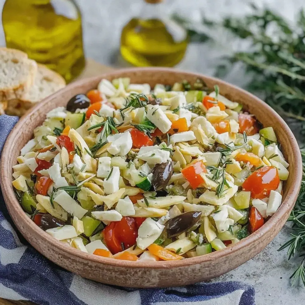 Kritharaki Salat griechisch – Schritt 1