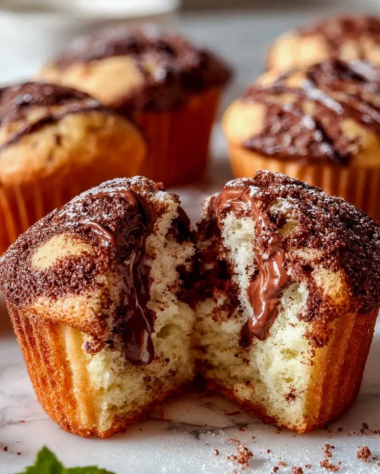 Leckere Kinder Bueno Muffins mit Mascarponefüllung – Schritt 2