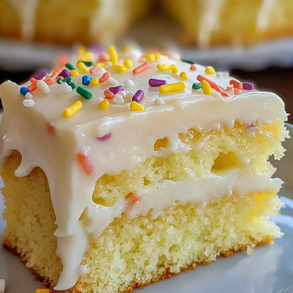 Limonade Poke Kuchen für den perfekten Sommergenuss – Schritt 2