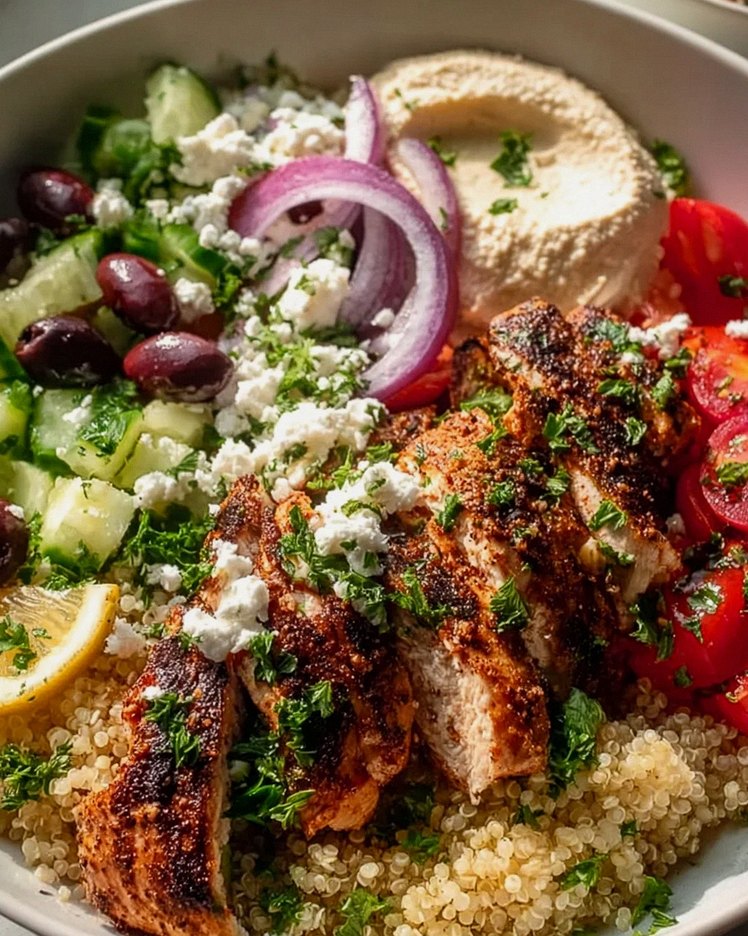 Mediterrane Chicken Bowl: Gesund, schnell und lecker! – Schritt 2