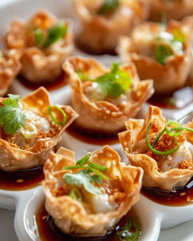 Mini Wonton Suppen-Tassen: Ideal für deine Party! – Schritt 1