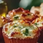 Muffins mit Feta Zucchini Paprika