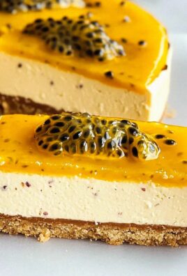 Passionsfrucht Käsekuchen - Vegan und No-Bake Genuss