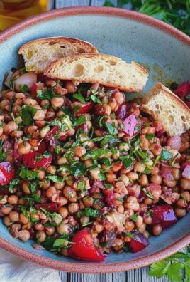 Rote Bete Linsensalat mit frischen Zutaten