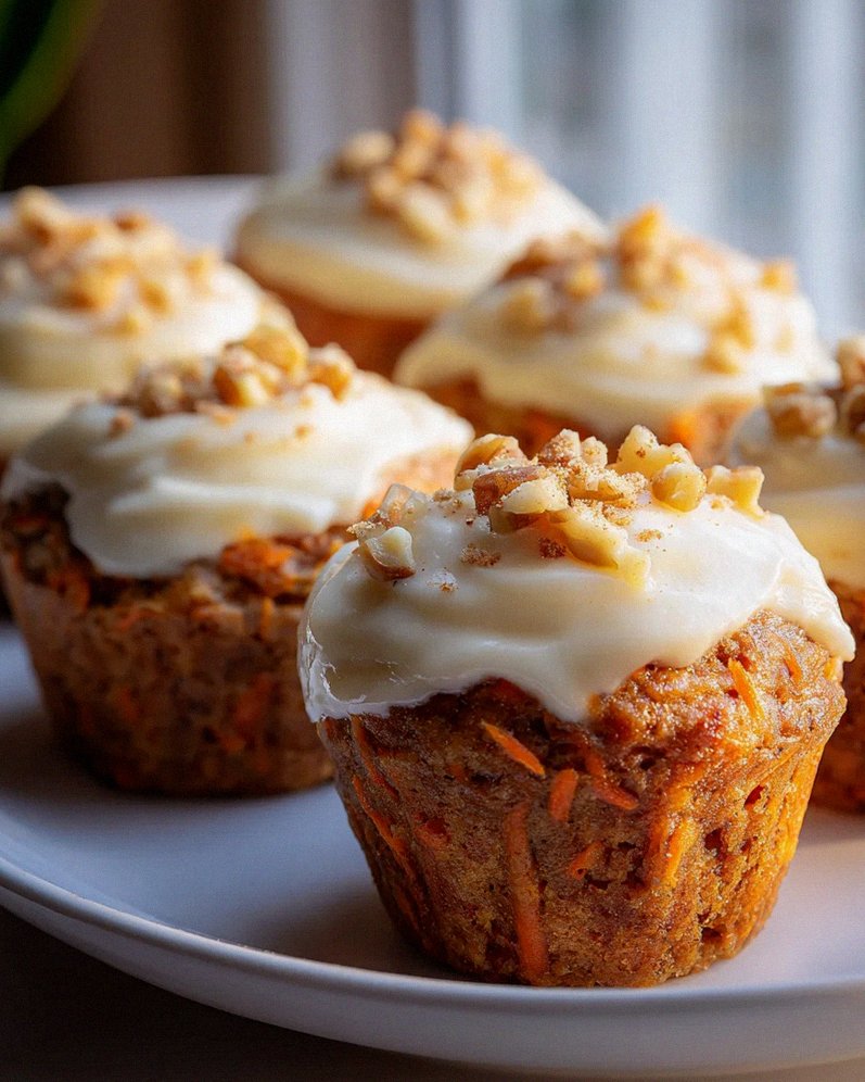 Saftige Karottenkuchen Muffins: Frischkäse Topping Traum – Schritt 1