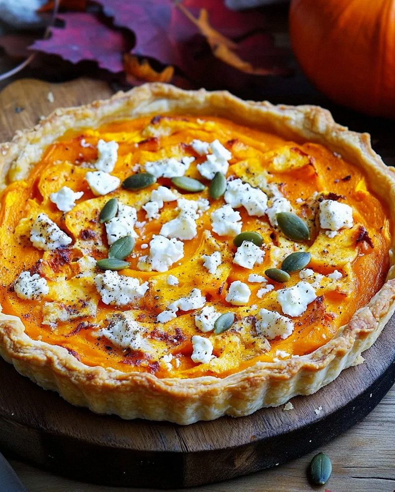 Saftige Kürbis-Quiche mit Feta – Schritt 2