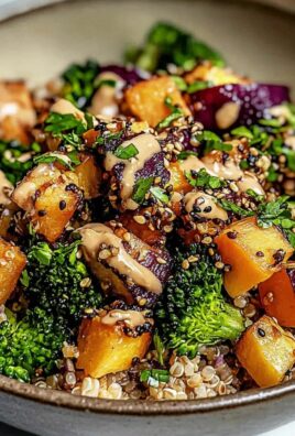 Süßkartoffel Quinoa Salat mit Miso Gesund und Einfach
