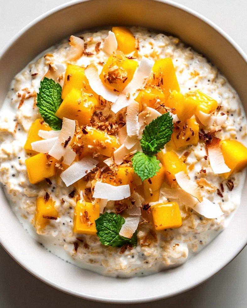 Tropische Mango Kokos Overnight Oats: Dein Frühstückstraum! – Schritt 2