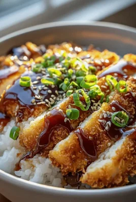 Unwiderstehliche Rinder-Katsu-Bowls mit Tonkatsu-Soße!