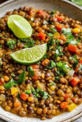 Vegetarische mexikanische Linsen für jeden Anlass