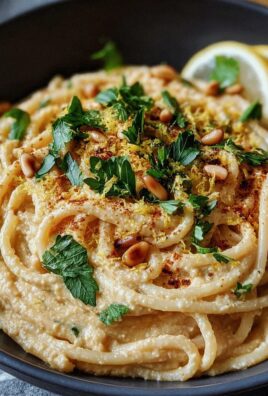 Zitronige Hummus-Pasta